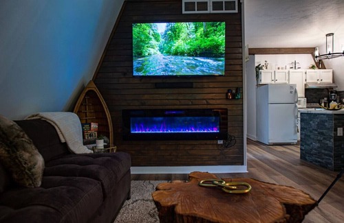 Mountain Cabin | The Sasquatch Hideaway Gorgeous A-Frame Tiny Home