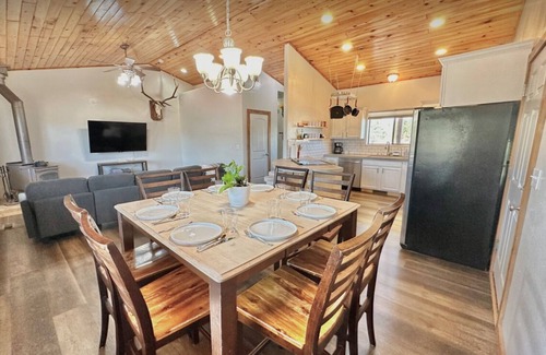 Overgaard Cabin | The Sunflower Cabin - Pets, Continuous hot water, Traeger grill, Starlink, AC