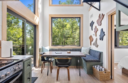 Hot Springs Cabin | The Trumpeter Treehouse at In the Trees Resort