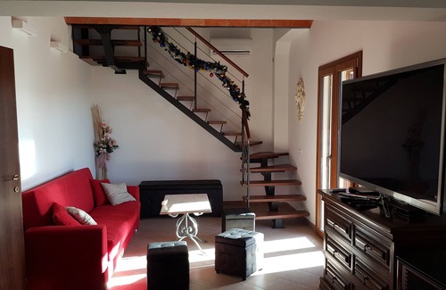 Guardistallo Villa | The view. Villa with sea view pool 10pp