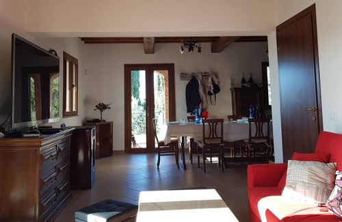 Guardistallo Villa | The view. Villa with sea view pool 10pp