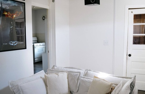 Belmont Cragin Apartment | Theater Game Room Gym Firepit 4BR Home