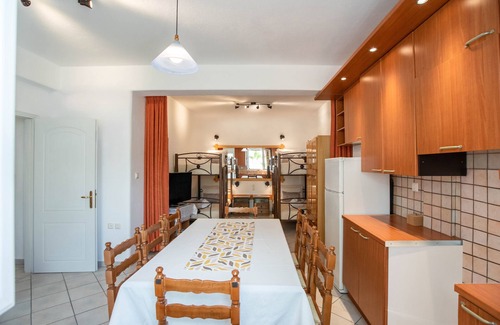 Paros Apartment | Three - Bedroom Apartment without Kitchen (7-9 Adults), First Floor, near beach.