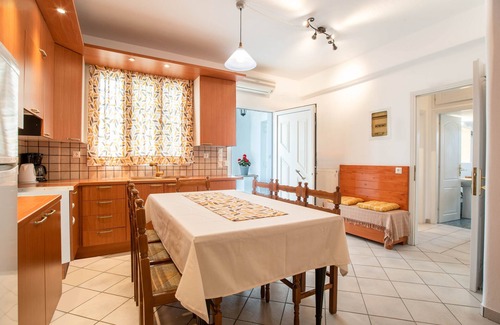 Paros Apartment | Three - Bedroom Apartment without Kitchen (7-9 Adults), First Floor, near beach.