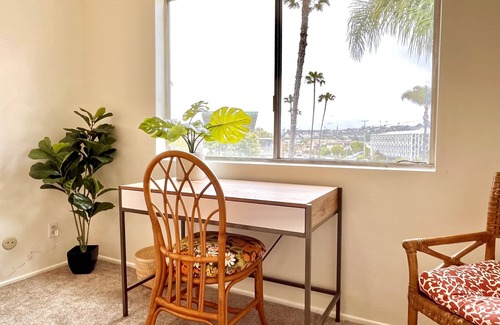 Point Loma Heights Condo | Tiki Condo - pool & parking; balcony; great location, near beach; charming
