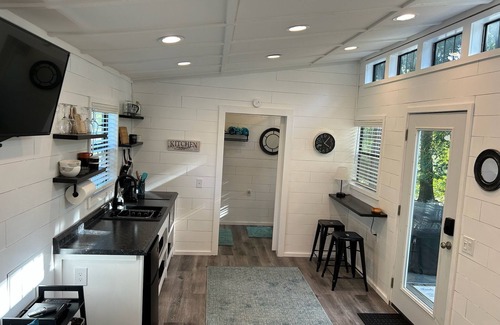 Ardmore House | Tiny House for two nestled under massive oaks in Southern Oklahoma.