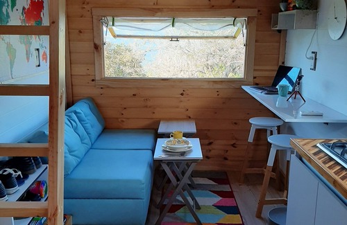 San Gil Cabin | Tiny House -Mini House- Coffee Farm - via San Gil-Mogotes