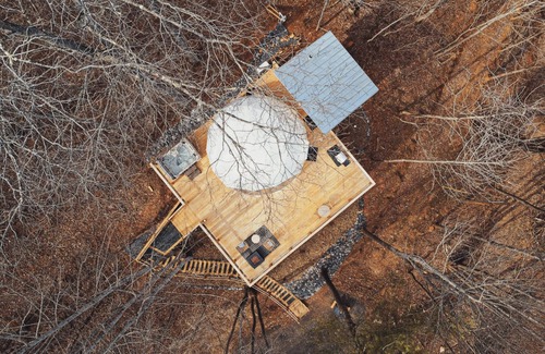 Todd Cabin | Tiny Treepod - Hot Tub, Views, Romantic Oasis