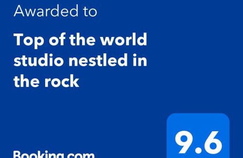 Queensberry House | Top of the world studio nestled in the rock