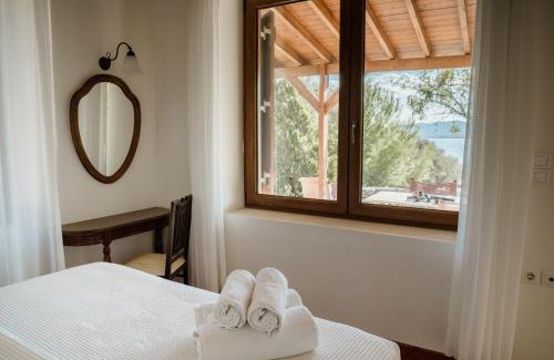 Mytilene House | Traditional Architecture Seafront Stone House in 25000sqm Olive Grove - C