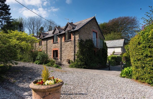 Berrynarbor Cottage | Traditional Byre Barn conversion with balcony off bedroom view North Devon Farm