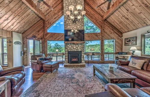 Ruidoso House | Tranquil Ruidoso Cabin with Private Hot Tub!
