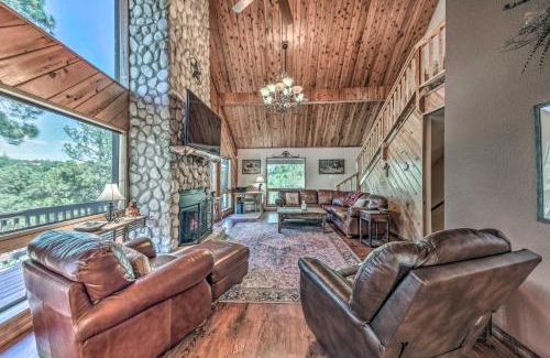 Ruidoso House | Tranquil Ruidoso Cabin with Private Hot Tub!