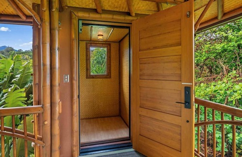 Wainiha House | Tropical Bamboo Hideaway By Parrish Kauai - walk to beach & privacy!