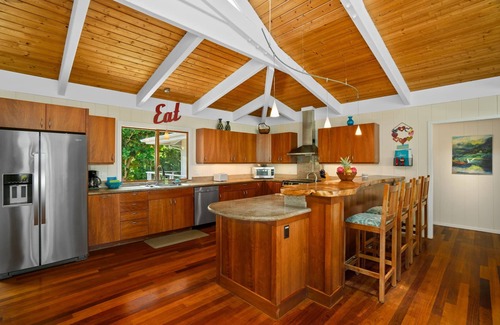 Wainiha House | Tropical Haena Getaway Just Steps to Beach!
