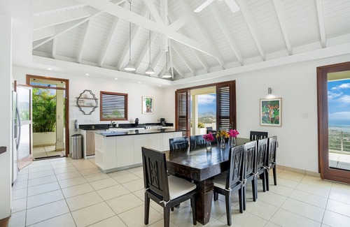 Oyster Pond House | Tropical Oasis in St. Martin 5 min to beach! Huge private pool+panoramic views!
