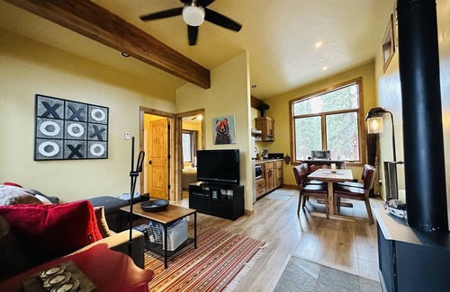 Juniper Hill Ski Chalet | Truckee Mountain Chalet Hideaway in the Pines on 1.4 Acres! Sleeps 4!