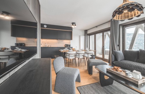 Plan Peisey Apartment | TSV Le Quartz 3p8p - Two Bedroom Apartment, Sleeps 8