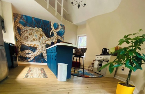 Chapel Hill House | tUnique Dome Home on 5 Acres with Deck, Pond & Forest Retreat