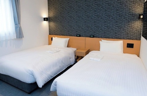 Susakiuramachi Hotel | Twin room stay without meals Simple stay Conve/Fukuoka Fukuoka