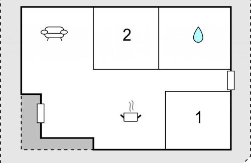 Fjand Badeby House | Two-Bedroom Holiday Home In Ulfborg