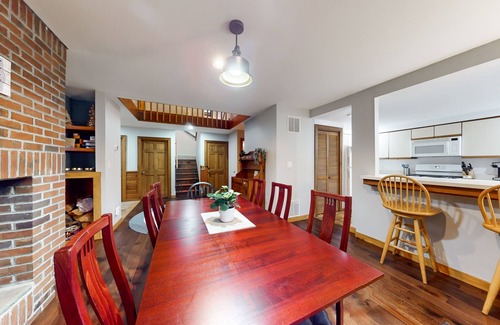 Ludlow Condo | Two-story condo with forest views, Echo Lake beach access, pool, dock & tennis
