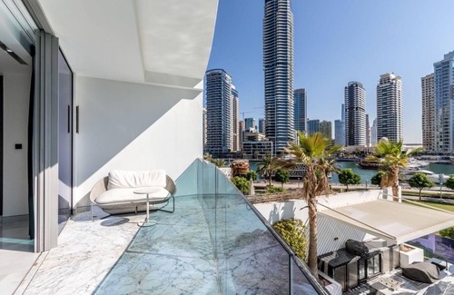 Dubai Marina Villa | Ultra Luxury Marina Villa - Private Pool, Sauna, Steam, Elevator & Elite Design