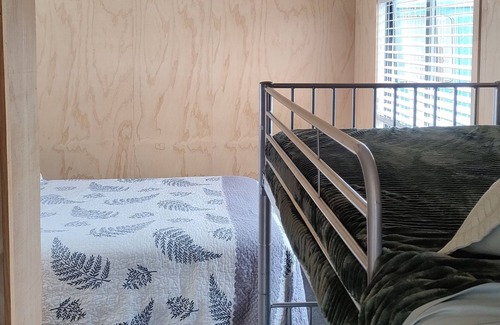 Mangakino Cabin | Unique Cabin with Lake Views