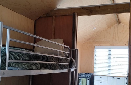 Mangakino Cabin | Unique Cabin with Lake Views