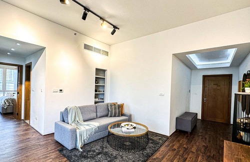 Barsha Heights Apartment | Unique Curvy Retreat, Perfect For Romantic Getaway