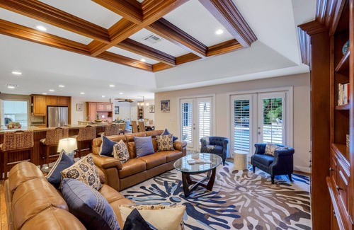 Naples House | Unique Moorings home with personal gym, newly remodeled pool, 4 ensuite bedrooms