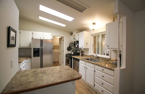Douglas Flat Apartment | Unique Property: pool, hot tub, gardens, koi ponds, game building!