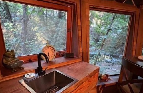 Williams Cabin | Unique Wooden Yurt along Munger Creek.