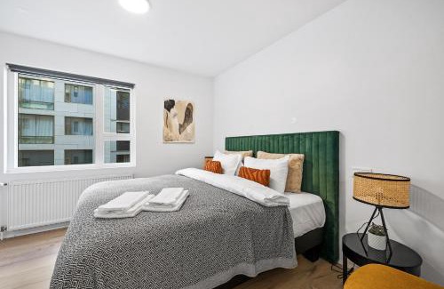 Kopavogur Apartment | Unwind in Luxury Steps From Smáralind Mall