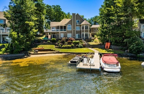 Lochmere House | Unwind in Waterfront Luxury: Custom Home in a Peaceful Cove