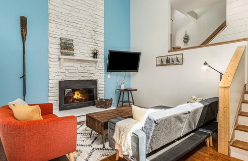 Shorewood-Tower Hills-Harbert House | Updated home with private hot tub, firepit & outdoor space - near Warren Dunes