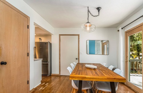 Shorewood-Tower Hills-Harbert House | Updated home with private hot tub, firepit & outdoor space - near Warren Dunes