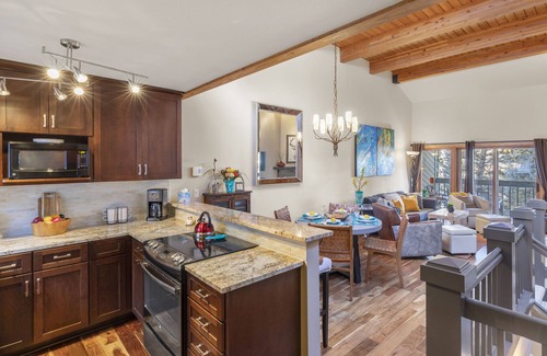 Telluride Condo | UPGRADES IN PROGRESS TIL 12/15. Decorator 2B/2B Steps f/Town Park; deck, FP