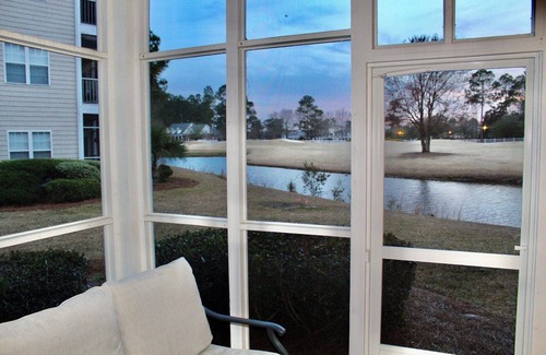 Leland Condo | Upscale 2-bedroom, 2 bath condo, lower corner unit on the golf course