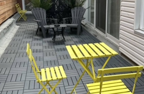 La Petite-Patrie Apartment | Urban Chic Escape: Apt. 2BR & 2 bath Patio & A/C