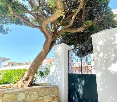 Karystos House | Urban Oasis: Stone House with pool & garden