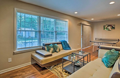 Collier Heights House | Urban Oasis w/ Game Room, 6 Miles to Downtown ATL