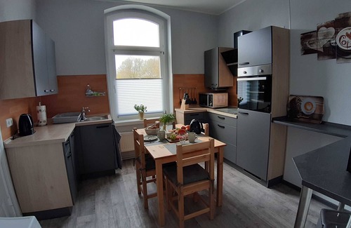 Ueckermuende Apartment | Vacation apartment aft deck