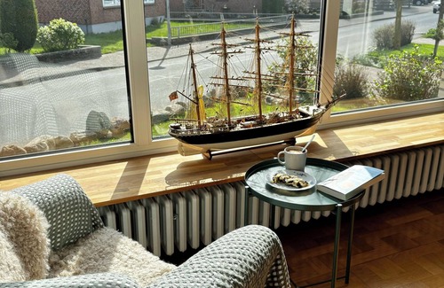 Maasholm Apartment | Vacation apartment no. 2 with its own jetty/barge