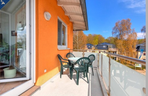 Ueckeritz Apartment | Vacation apartment Strandblick 1 - Beautiful vacation apartment on Usedom, with balcony