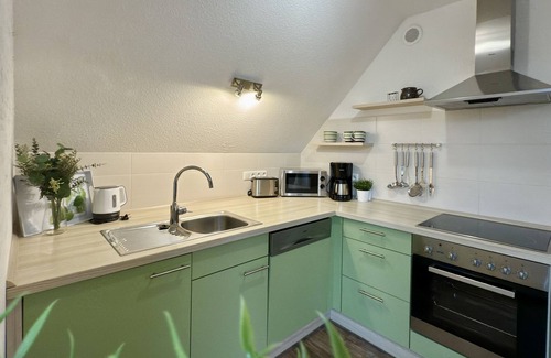 Carolinensiel Apartment | Vacation apartment with approx. 54sqm, for up to 2 persons, on the outskirts of the village.