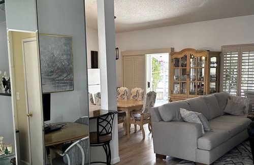 Thousand Palms House | Vacation home in over 55 park with pool/tennis/ jacuzzi/restaurant.
