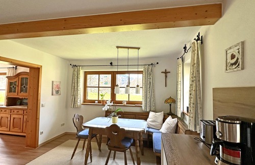 Aschau im Chiemgau Apartment | Vacation home Labenbach 75 sqm - living on the first floor for 2 persons with south-facing terrace