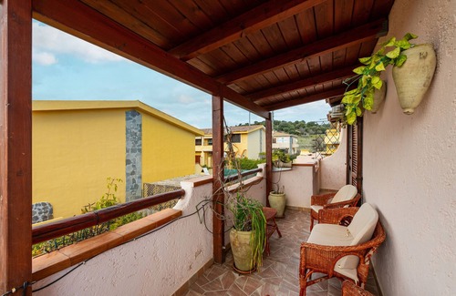 Villasimius House | Vacation Home "Maya" with Mountain View, Private Terrace & A/C