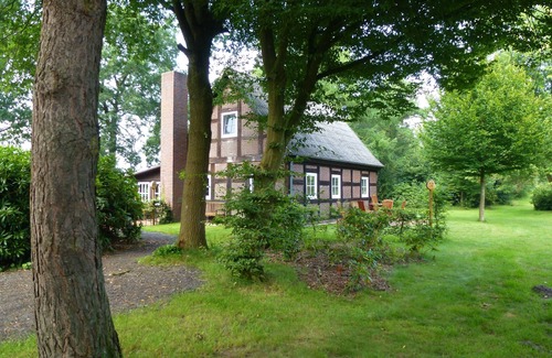 Westerstede Cottage | Vacation home on large, fenced property, bathing lake, secluded location